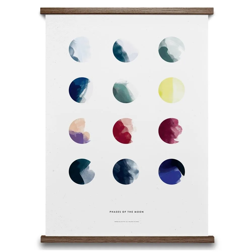 Moon Phases plakat, 50 x 70 cm Paper Collective