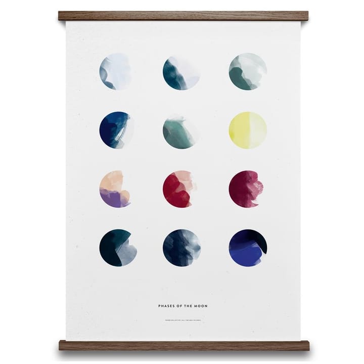 Moon Phases plakat, 50 x 70 cm Paper Collective