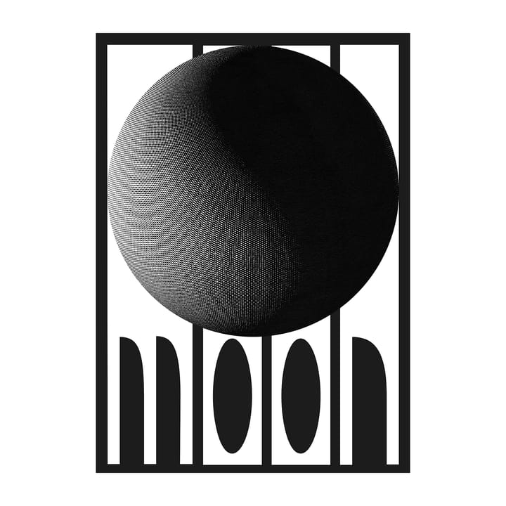 Moon plakat, 30x40 cm Paper Collective