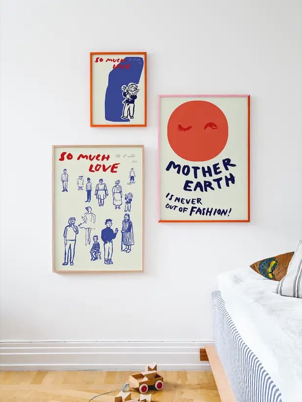 Mother Earth plakat, 50x70 cm Paper Collective