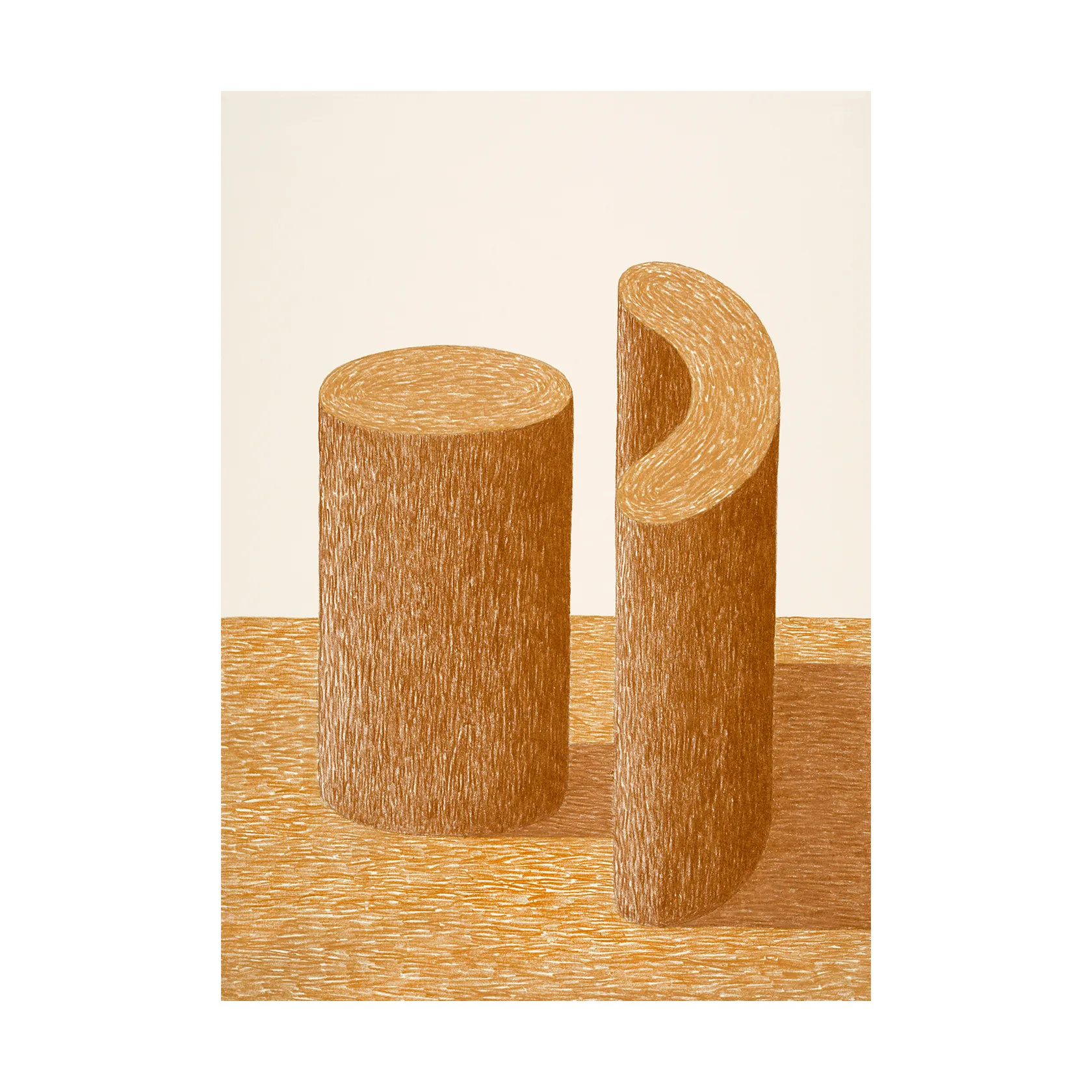 Piliers 02 plakat, 70x100 cm Paper Collective