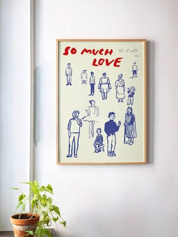 So Much Love plakat - 50x70 cm - Paper Collective