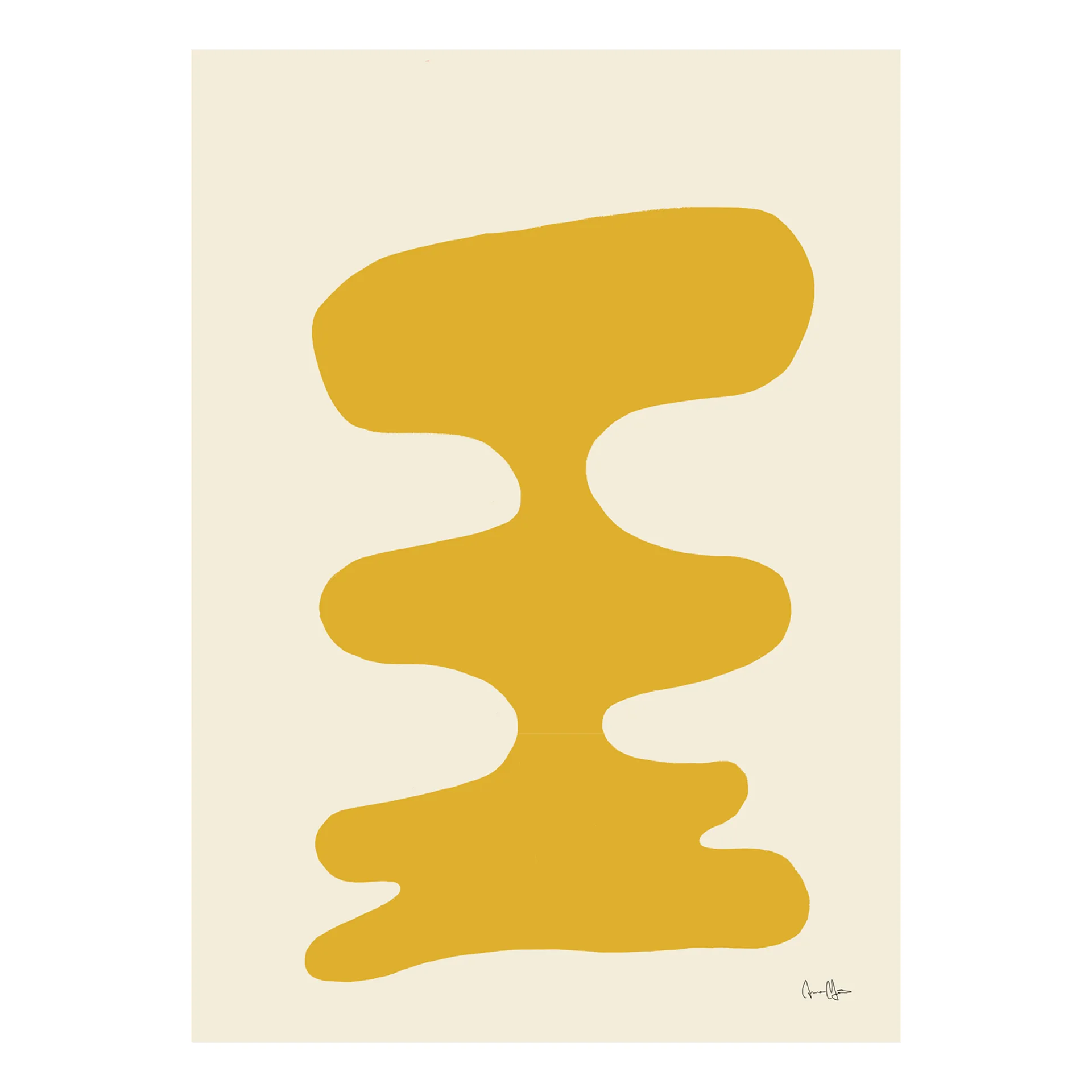 Soft Yellow plakat, 30x40 cm Paper Collective