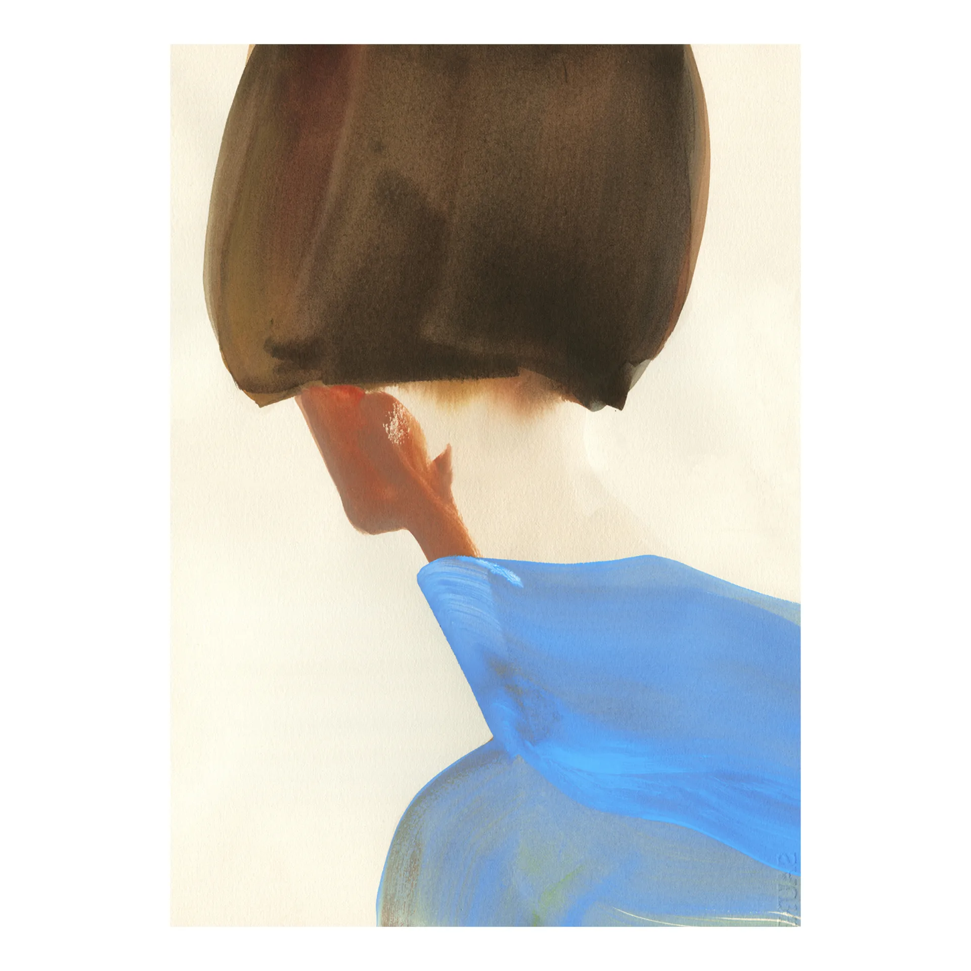 The Blue Cape plakat, 30x40 cm Paper Collective