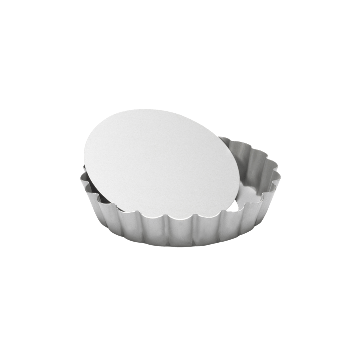 Silvertop tærteform 10 cm - Sølv - Patisse