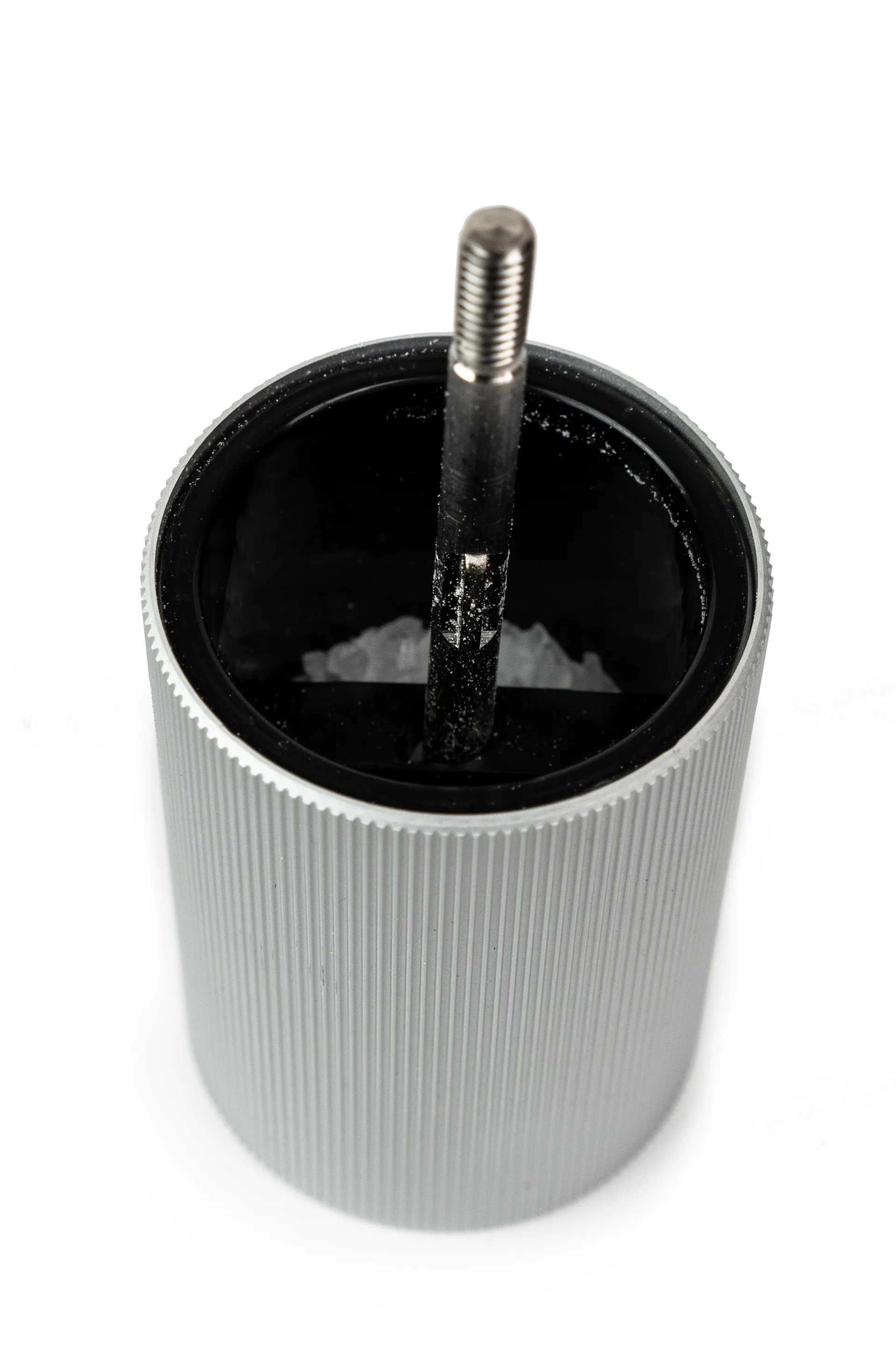 Line Natural saltkværn 12 cm, Wood/Aluminium Peugeot