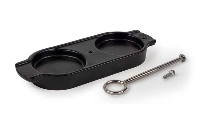 Linea kværnholder med håndtag, Satin black Peugeot