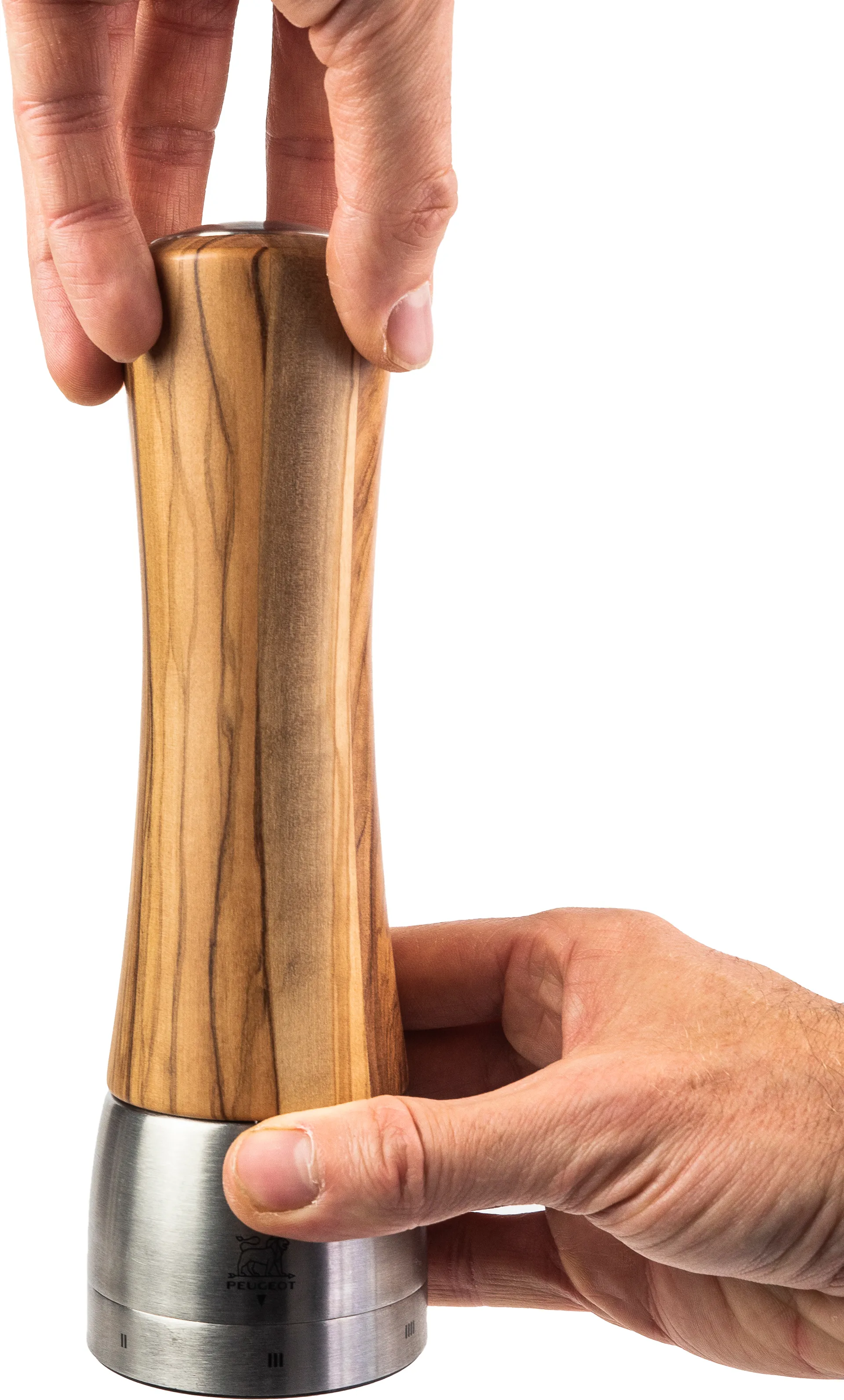 Madras Z saltkværn 21 cm, Olive wood-stainless steel Peugeot
