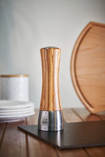 Madras Z saltkværn 21 cm - Olive wood-stainless steel - Peugeot