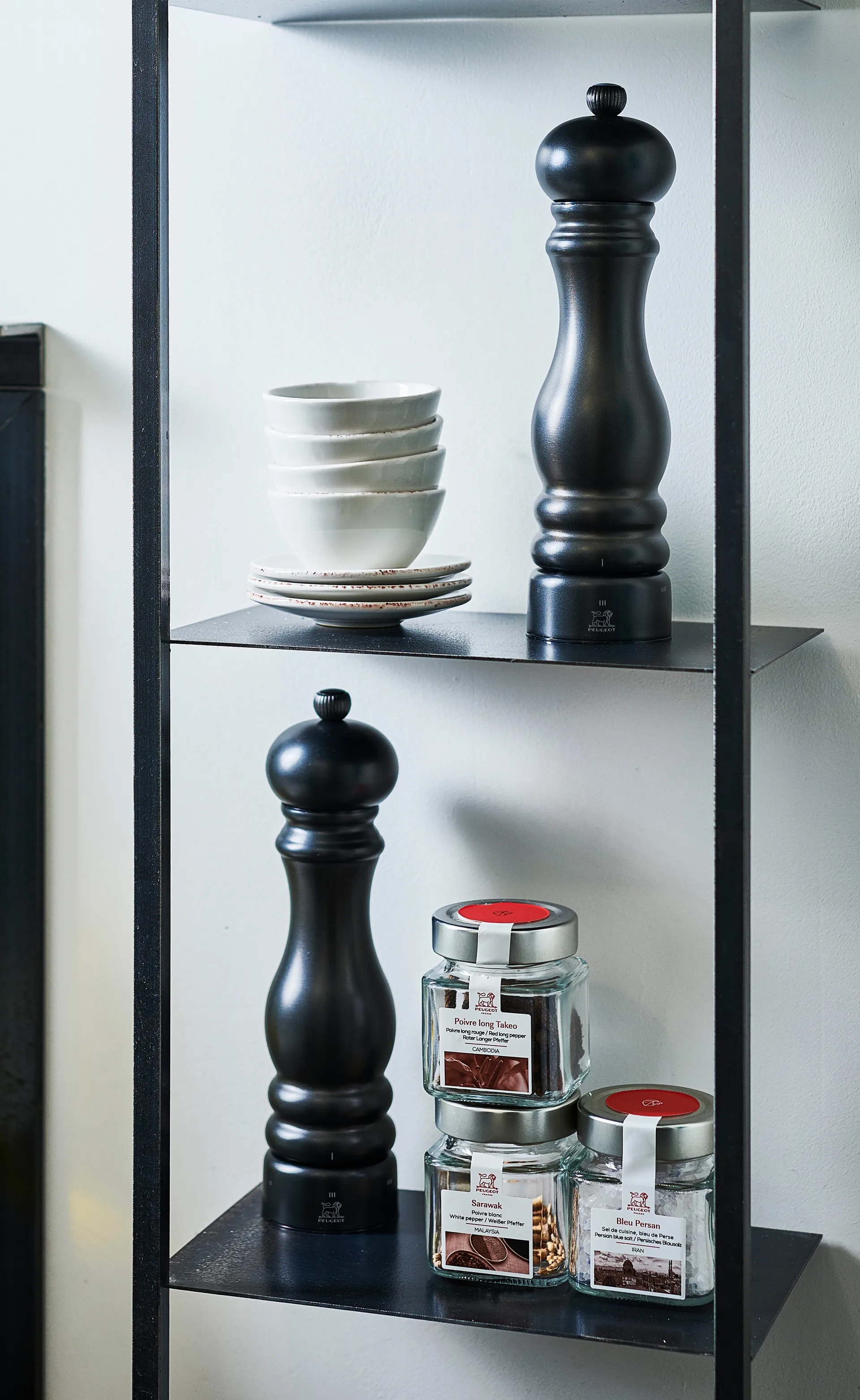 Paris Chef u'Select Z saltkværn 22cm, Carbon Peugeot