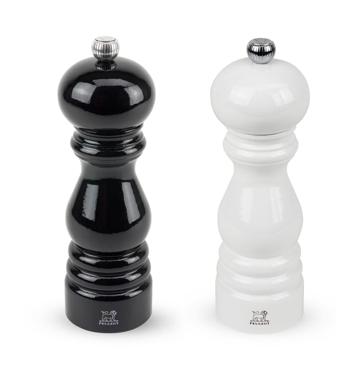 Paris salt & peber duo 18 cm - Sort-hvid - Peugeot