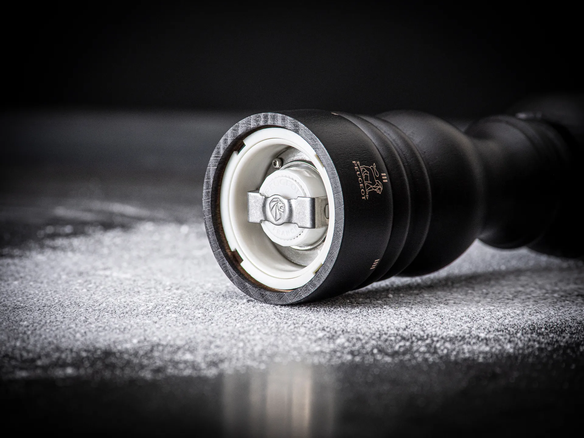 Paris u'Select Z saltkværn 30 cm, Satin black Peugeot