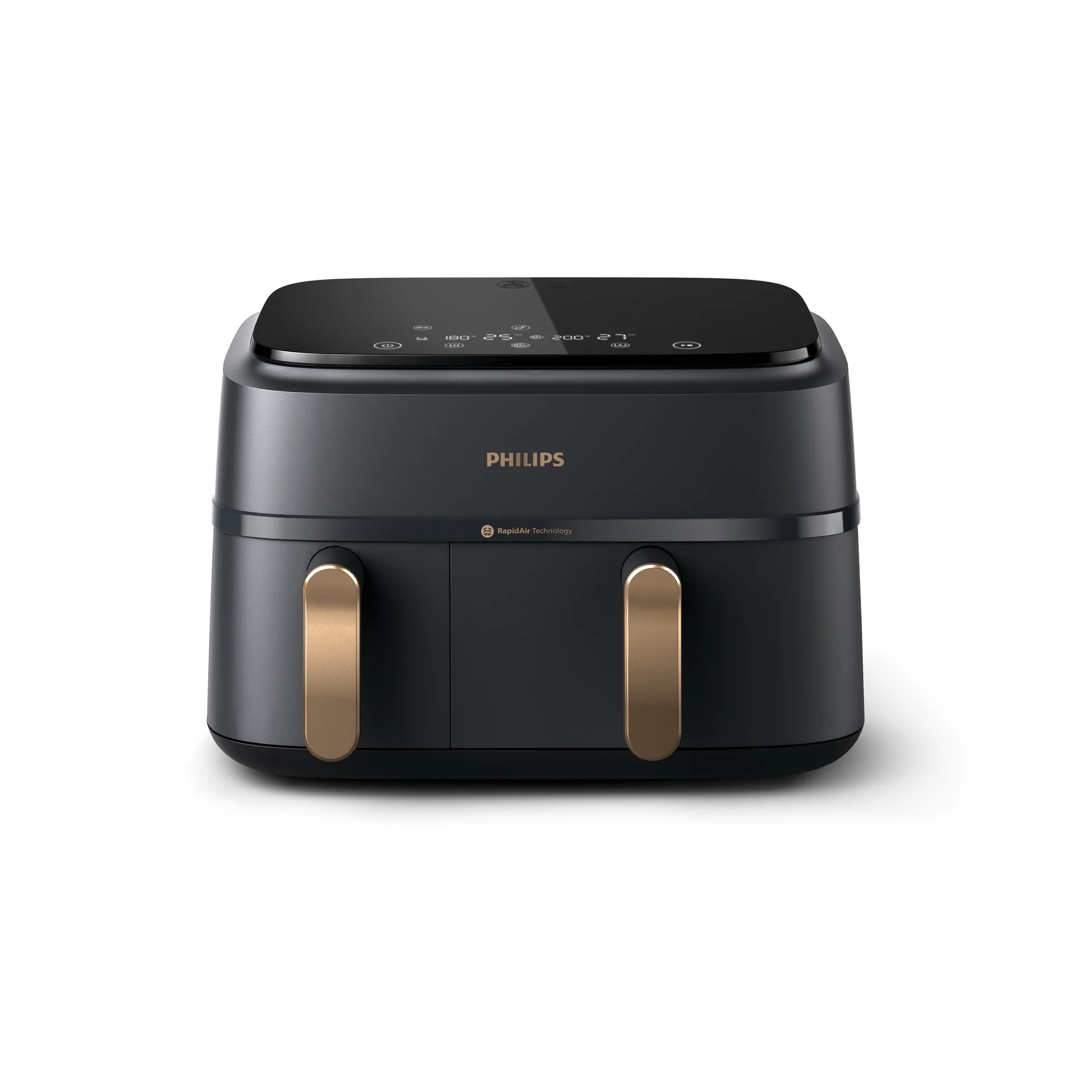 3000 series Airfryer dobbelt NA352/00 9 l, Black Philips