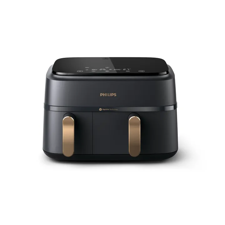 3000 series Airfryer dobbelt NA352/00 9 l - Black - Philips