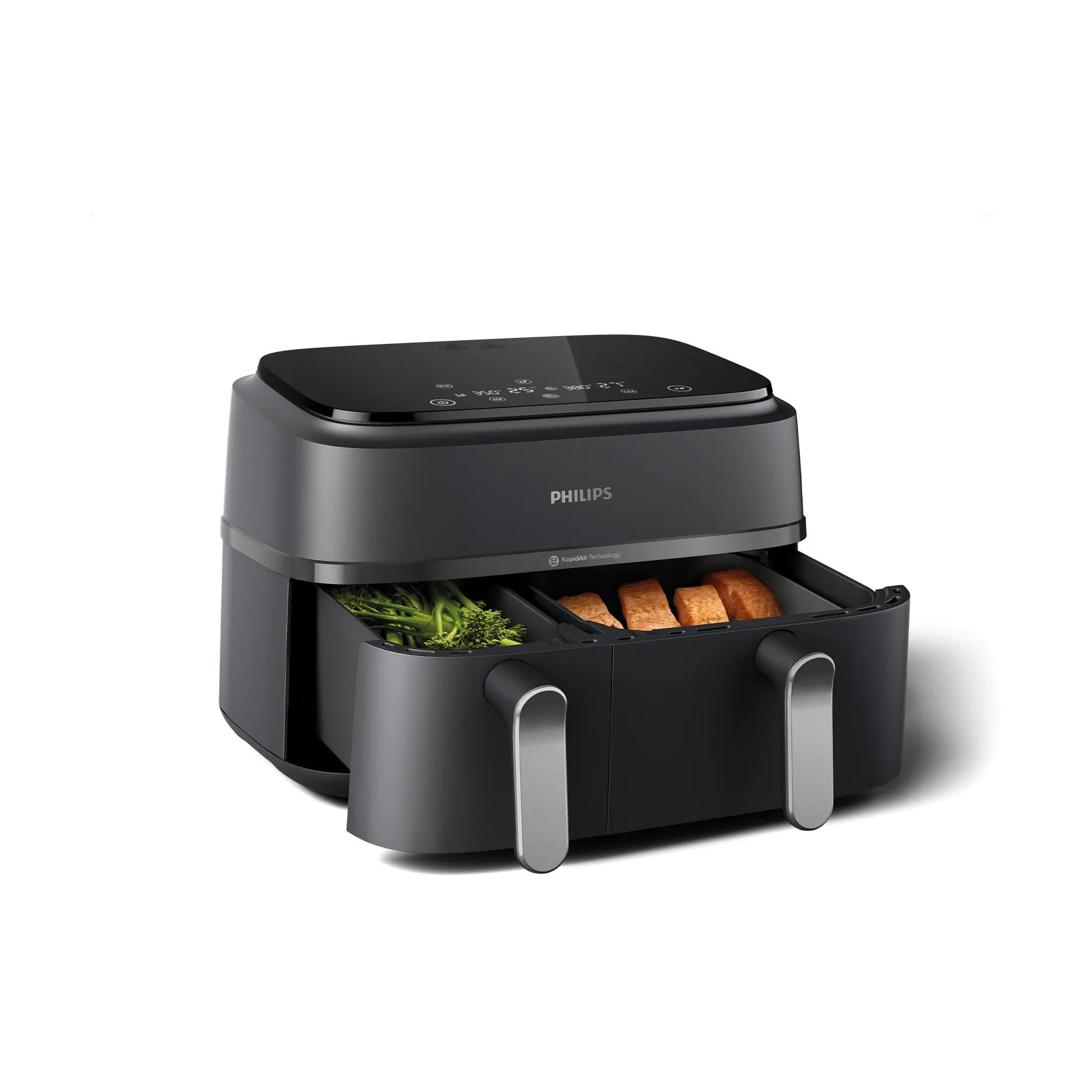 3000 series Airfryer dobbelt NA352/00 9 l, Black Philips