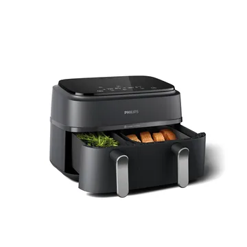 3000 series Airfryer dobbelt NA352/00 9 l - Black - Philips