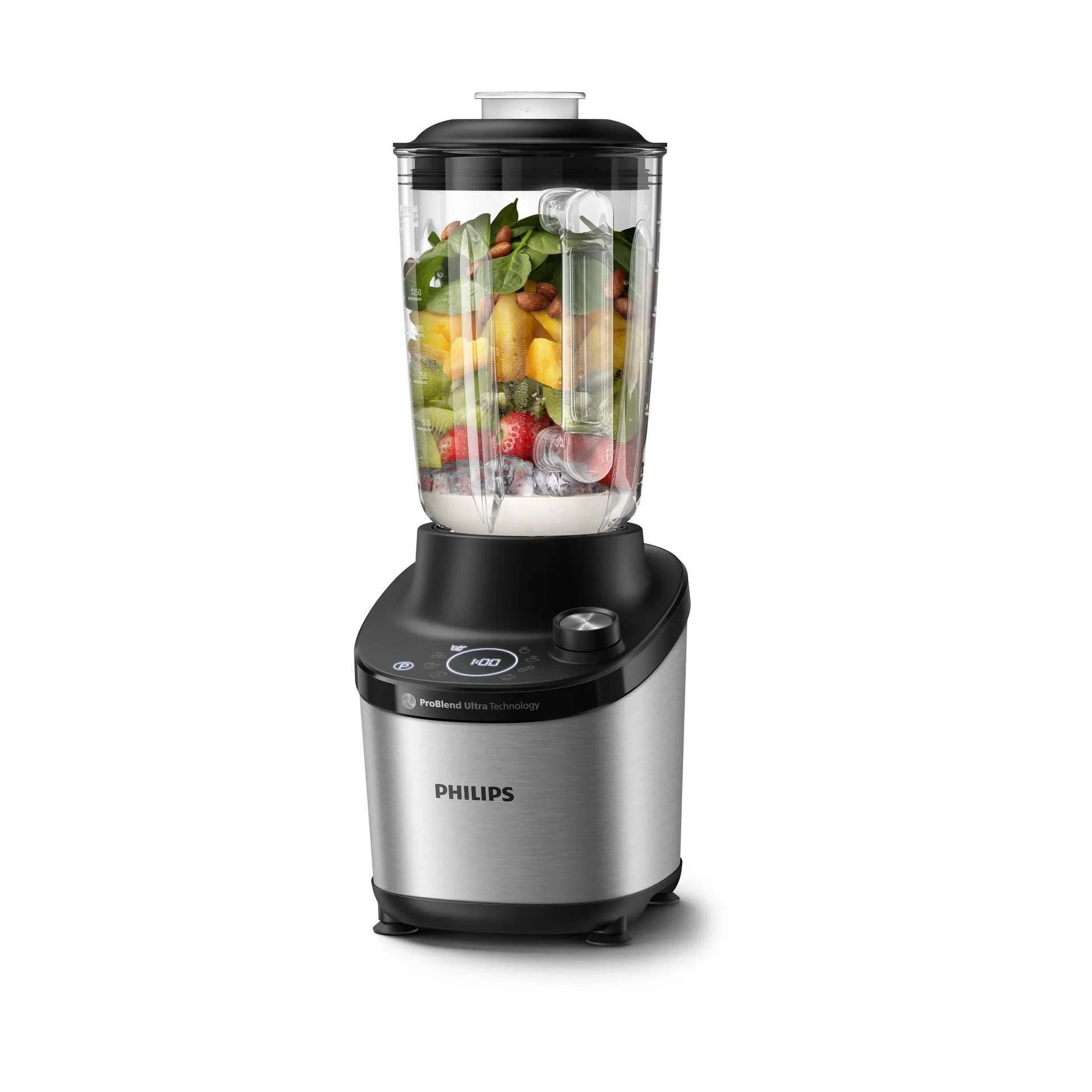 7000 series blender HR3760/00 2 l, Black Philips