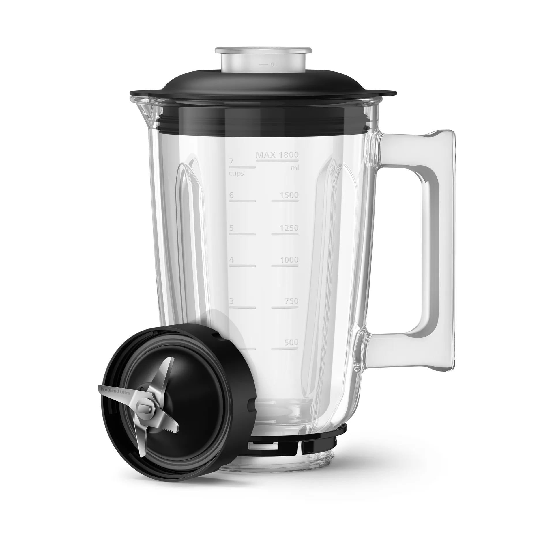 7000 series blender HR3760/00 2 l, Black Philips