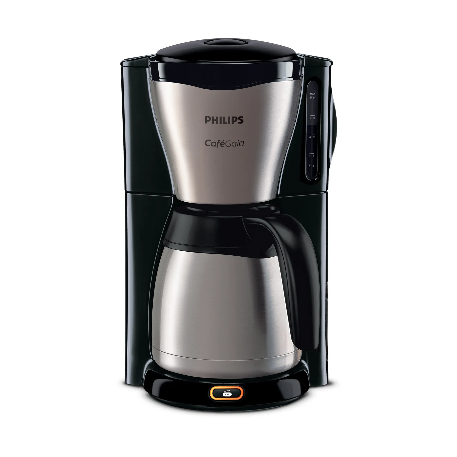 Café Gaia kaffemaskine termokande HD7548/20, Black Philips