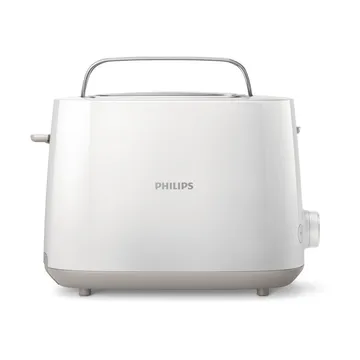 Daily brødrister 2 riller HD2581/00 - White - Philips