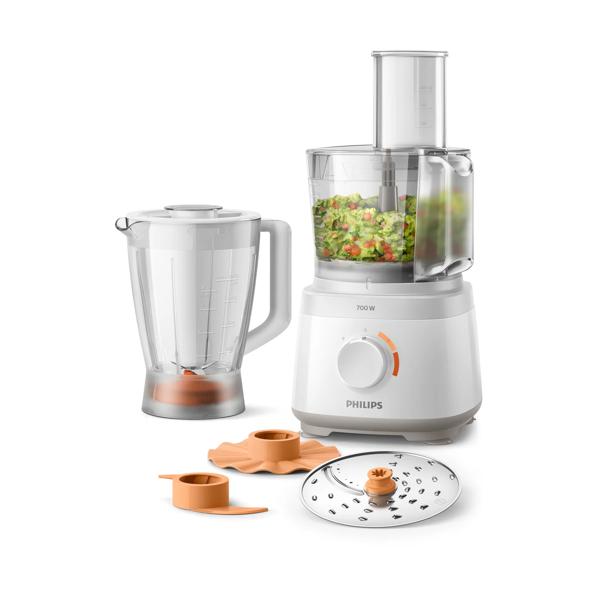 Daily foodprocessor HR7320/00 1,5 l, White Philips