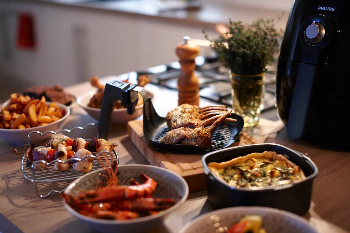 Philips bagesæt HD9925/01 8 stk., Black Philips