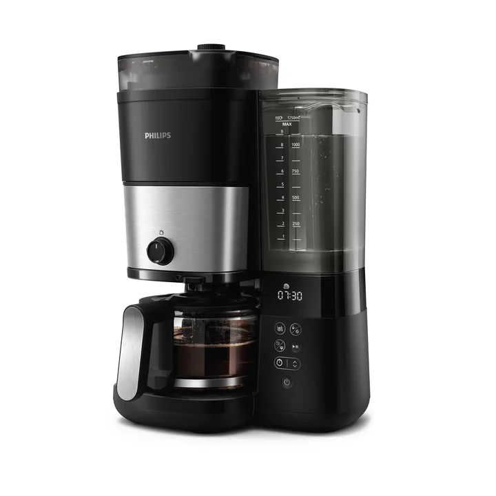 Philips kaffemaskine med kværn HD7888/01 1,25 l - Black - Philips