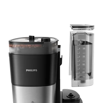 Philips kaffemaskine med kværn HD7888/01 1,25 l - Black - Philips