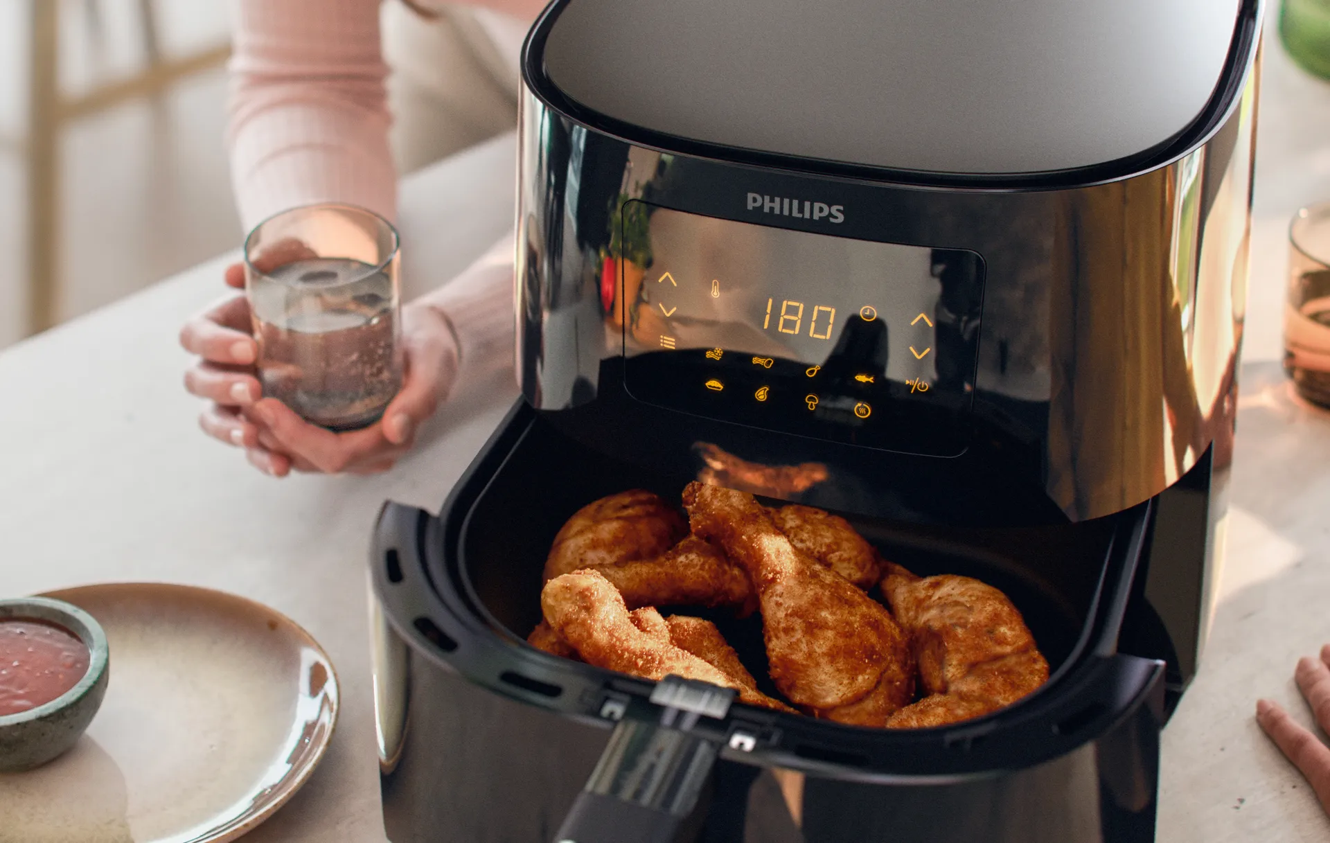 Spectre Airfryer XL HD9270/70 6,2 l, Black Philips