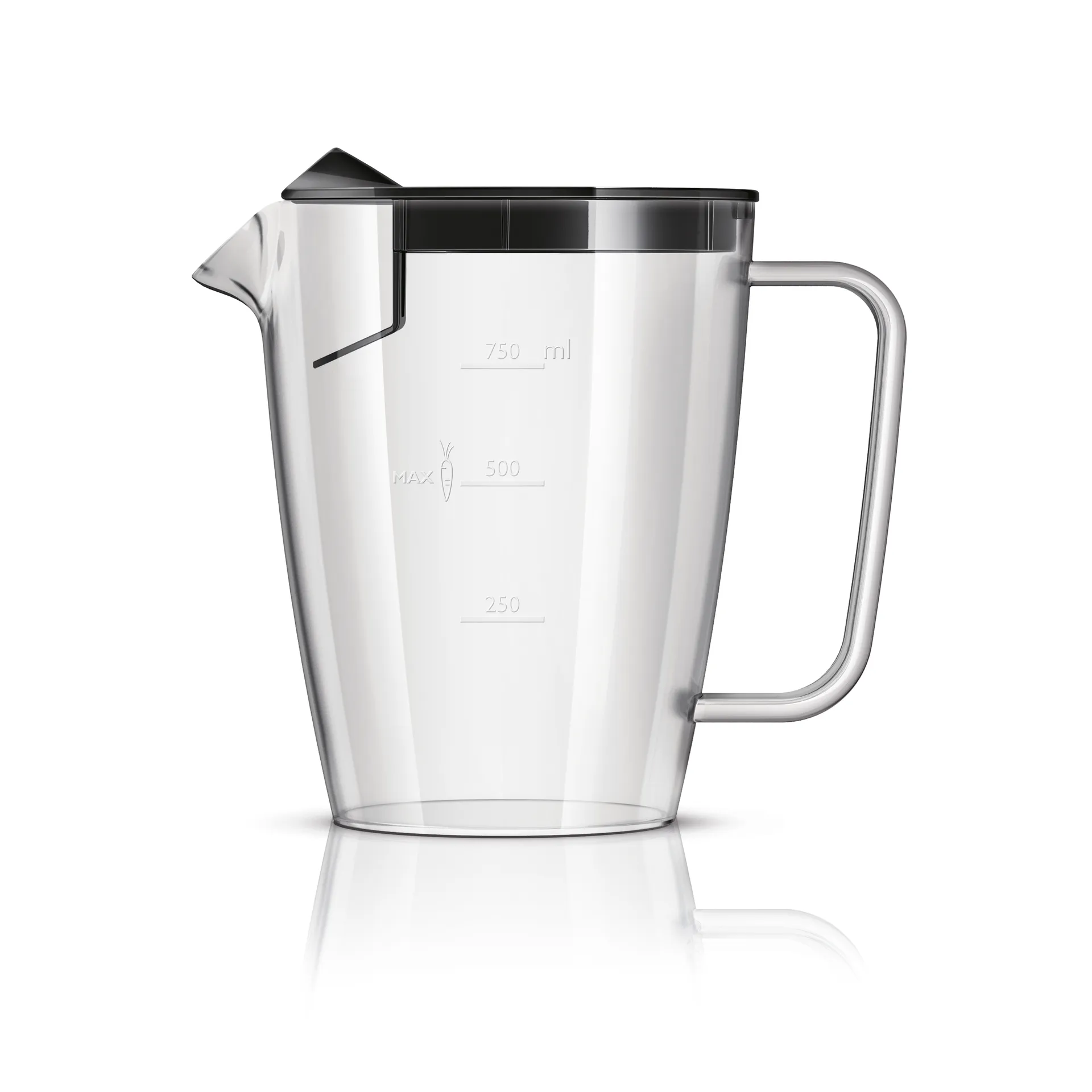 Viva råsaftcentrifuge HR1855/70 2 l, Black Philips