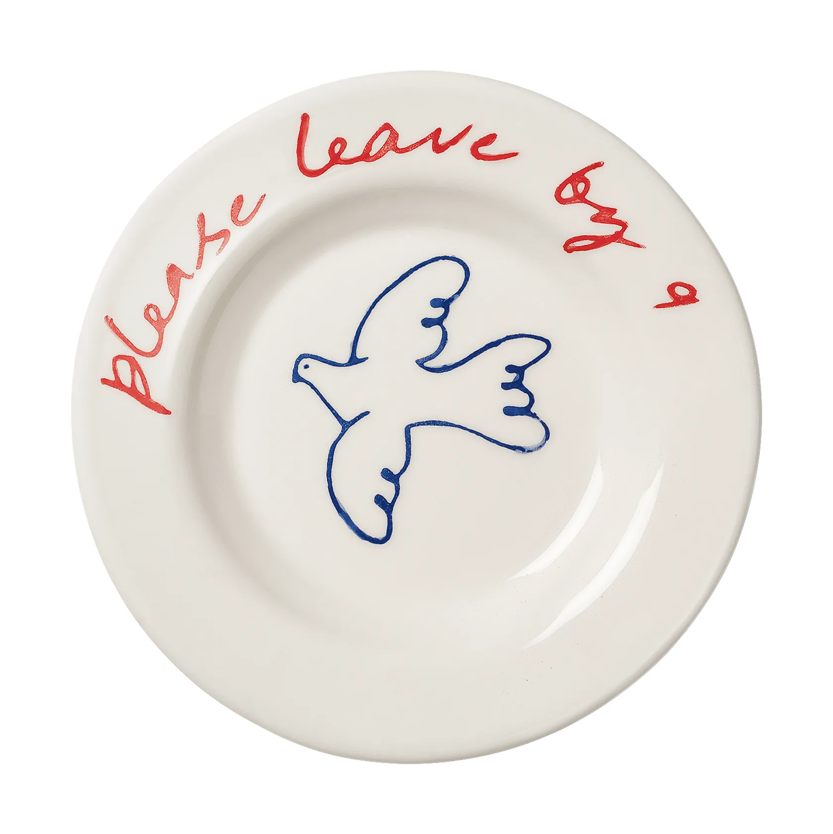 Bird Tapas tallerken, Blue, 15 cm Pick a Poppy