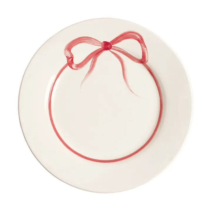 Bow tallerken - Dark Pink, 28 cm - Pick a Poppy