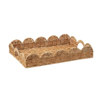 Classic Scallop bakke - Natural, 30x40 cm - Pick a Poppy