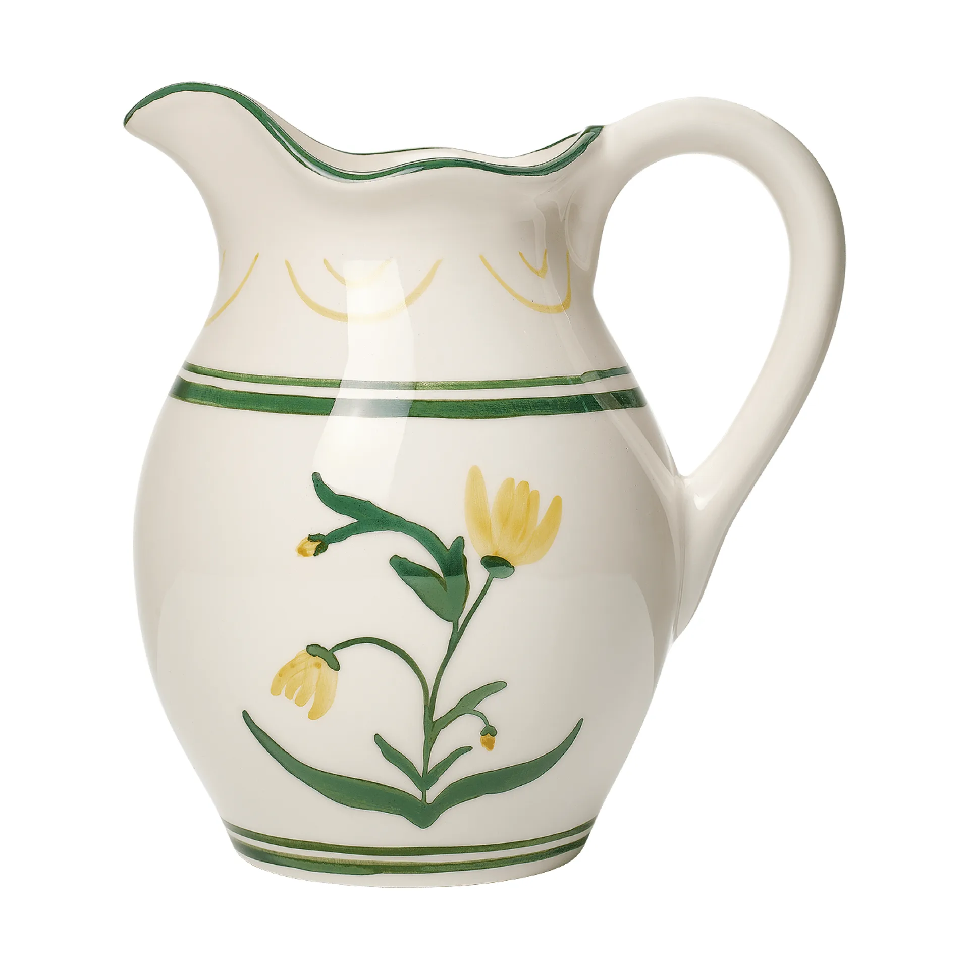 Cottage Flower kande, Yellow, 20x10 cm Pick a Poppy