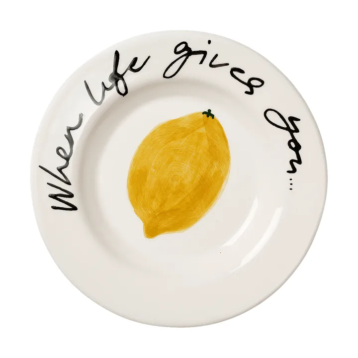 Lemon tapastallerken - Gul, 15 cm - Pick a Poppy