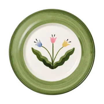 Madelen Möllard Tulip salattallerken - Green, 22 cm - Pick a Poppy