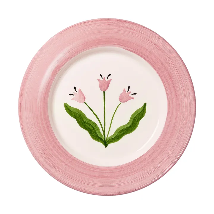 Madelen Möllard Tulip salattallerken - Pink, 22 cm - Pick a Poppy