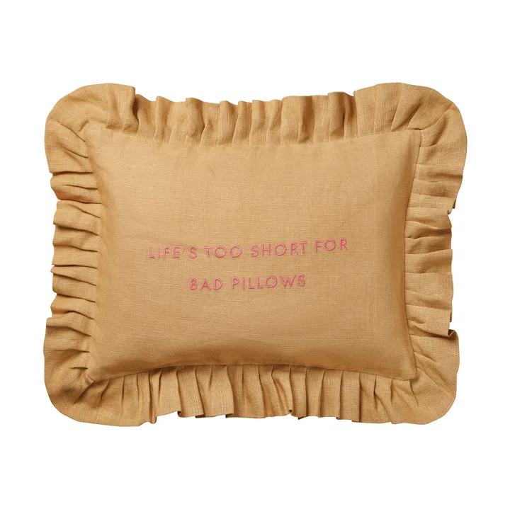 Quote pude - Harvest yellow, 30x40 cm - Pick a Poppy