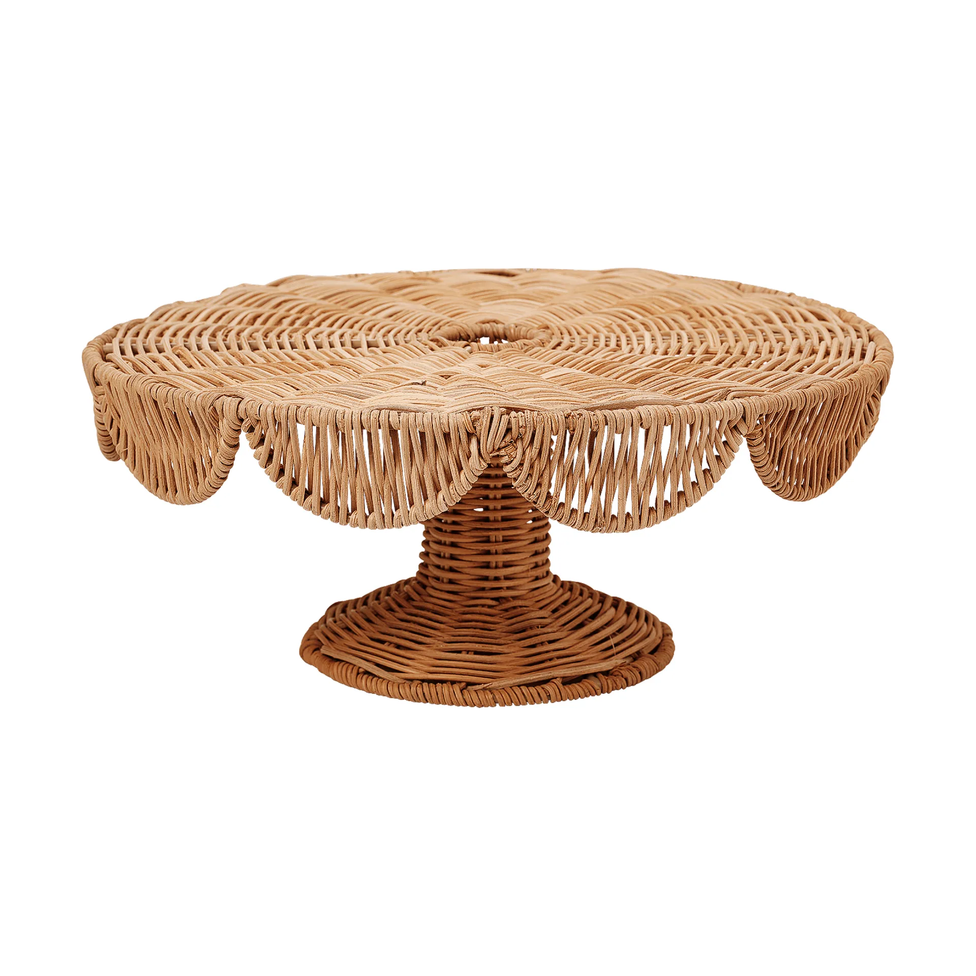 Scallop Cake serveringsfad, Natural, 30x12 cm Pick a Poppy