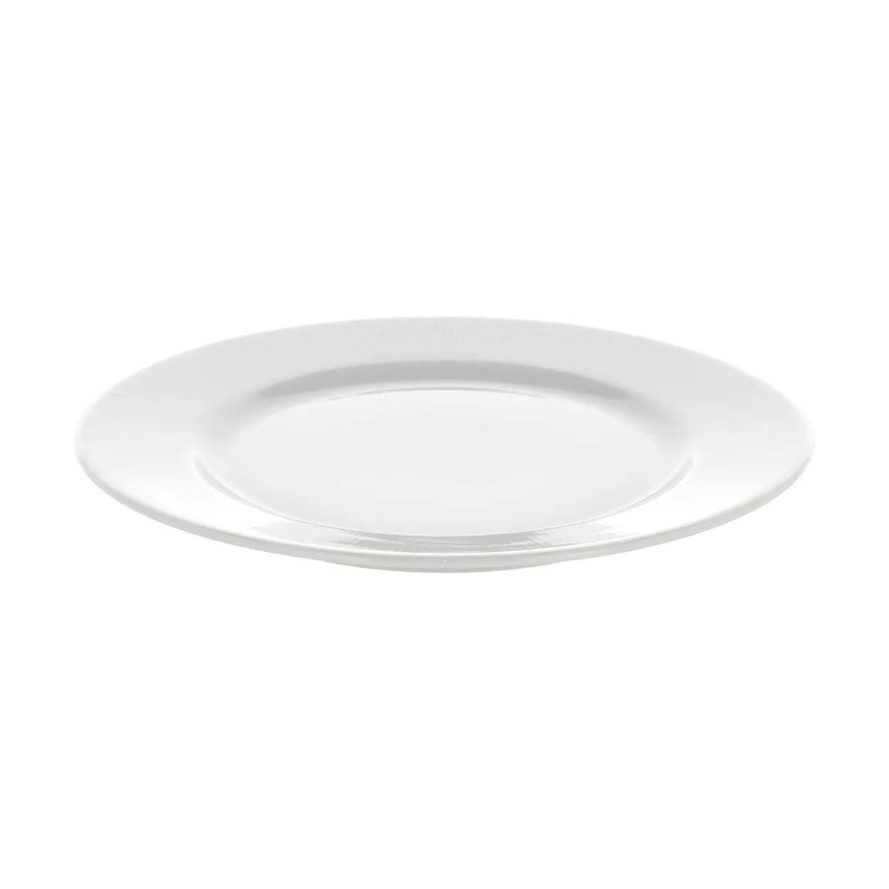 Pillivuyt Eventail asiet med kant Ø22 cm Hvid