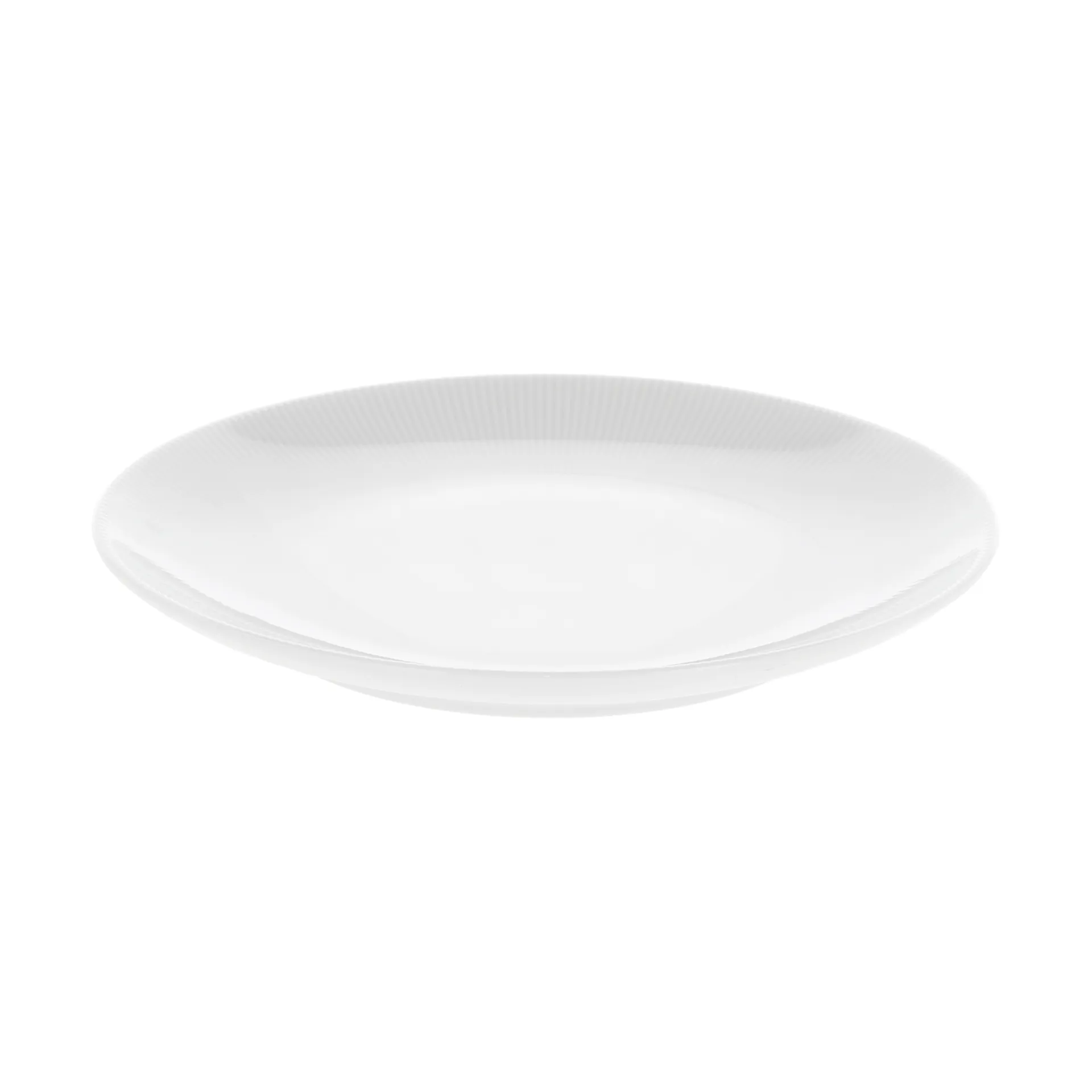 Eventail flat asiet Ø21 cm, Hvid Pillivuyt