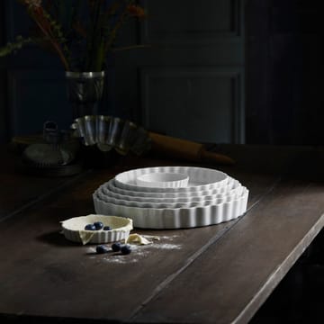 Pillivuyt tærteform, rund, hvid - Ø: 13,5 cm - Pillivuyt