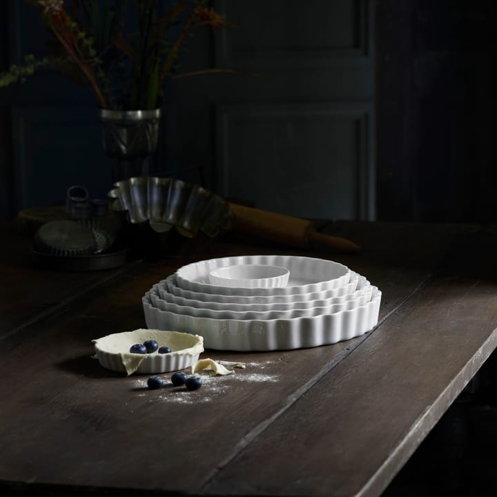 Pillivuyt tærteform, rund, hvid, Ø: 13,5 cm Pillivuyt