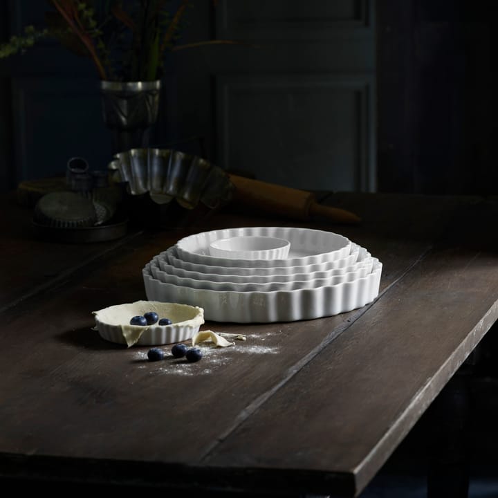 Pillivuyt tærteform, rund, hvid, Ø 29 cm Pillivuyt
