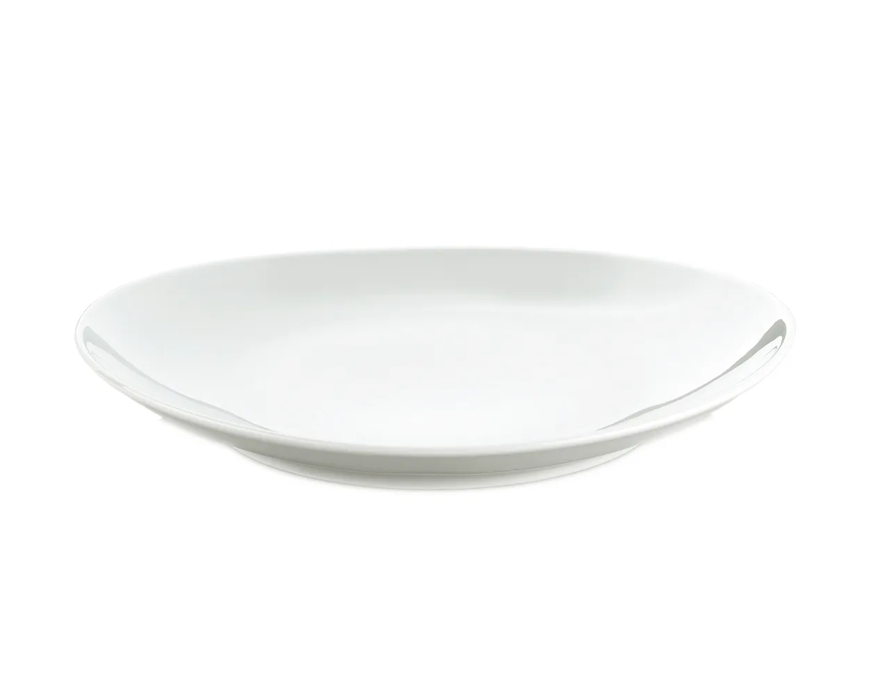 Pillivuyt Steaktallerken oval stor 29,5 cm Hvid