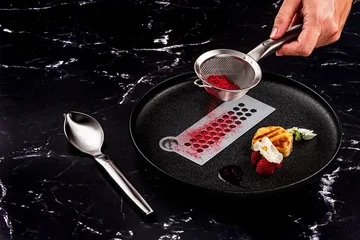 Plate-it dekorationssi - Rustfrit stål - Plate It