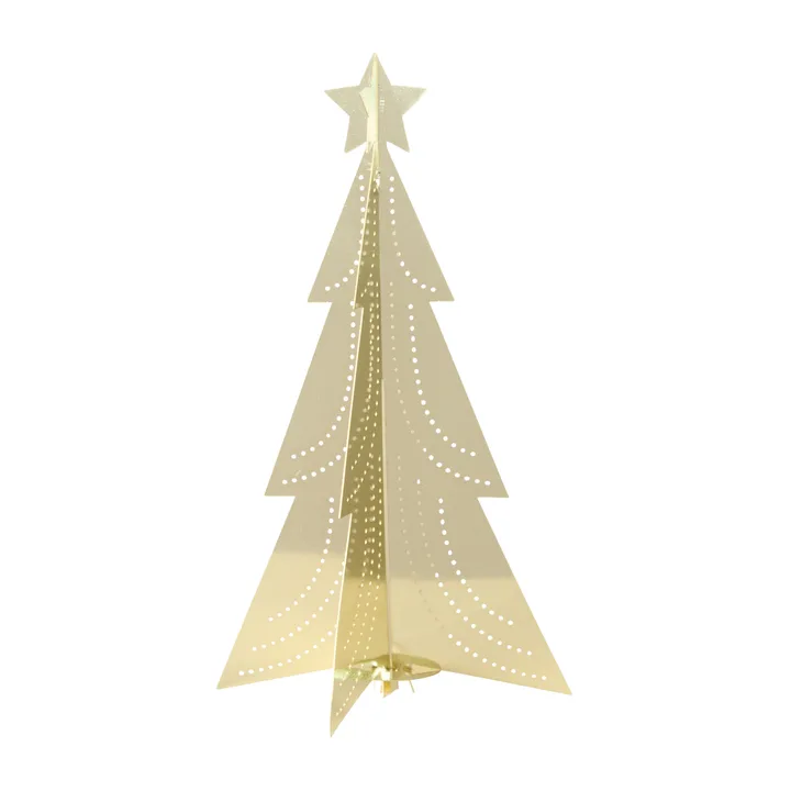 Bordjuletræ lille 12 cm - Guld - Pluto Design