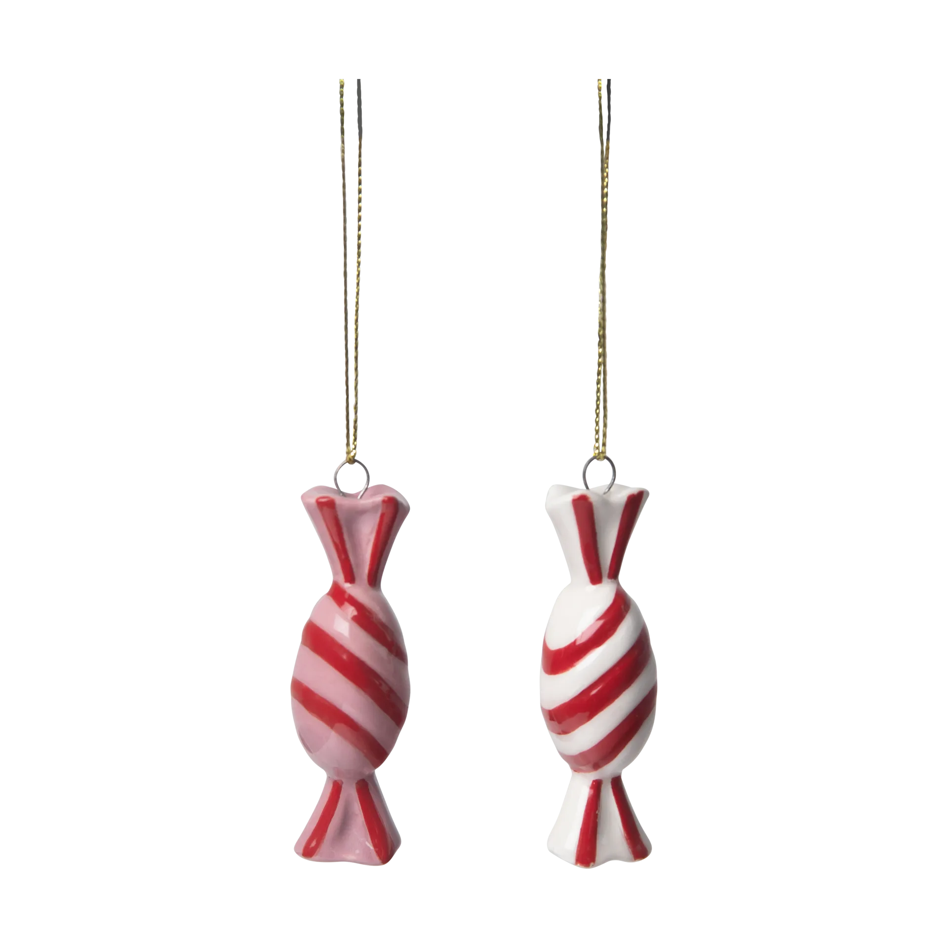 Candy dekorationsophæng 2 dele, Rød-hvid Pluto Design