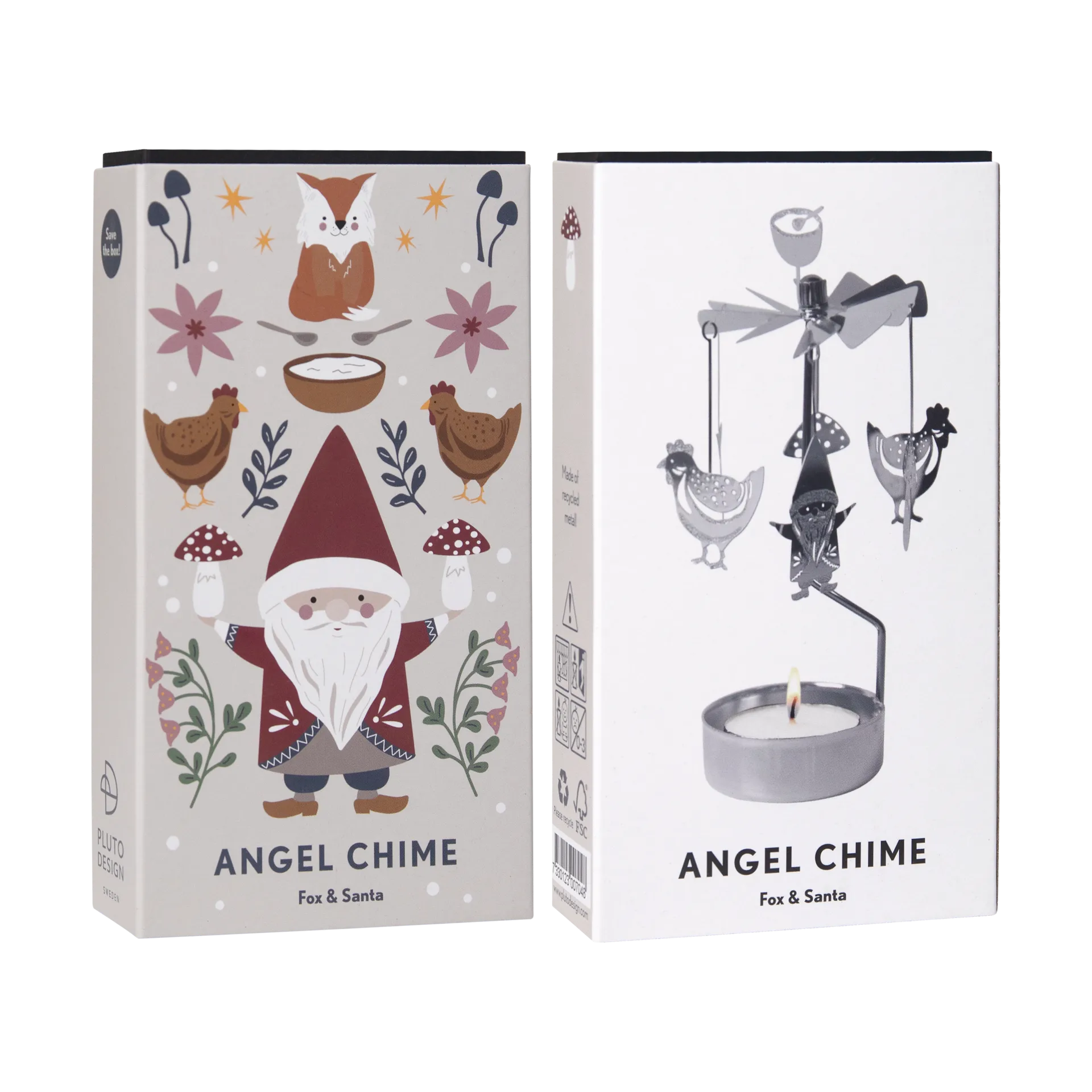 Fox & Santa englespil, Sølv Pluto Design