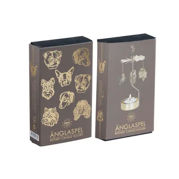 Hundefamilie englespil - Guld - Pluto Design